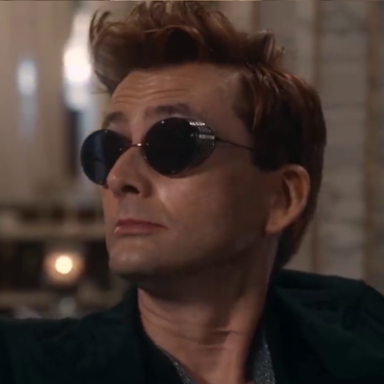 An image of Crowley from Good Omens